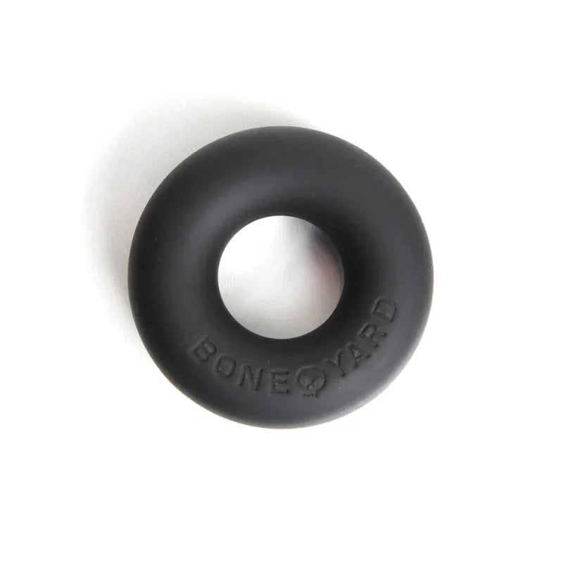 Boneyard Ultimate Silicone Cock Ring - Black - MyPleasure