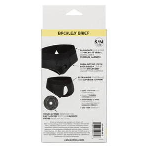 Boundless Backless Brief - S/m - Black - MyPleasure