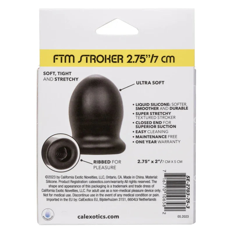 Boundless Ftm Stroker 2.75 Inch 7 Cm - Black - MyPleasure