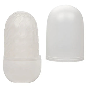 Boundless Reversible Nubby Stroker - Clear - MyPleasure