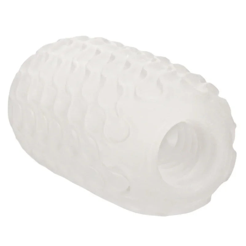 Boundless Reversible Ribbed Stroker - Clear - MyPleasure