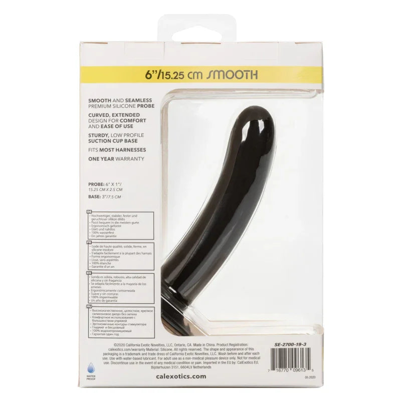 Boundless Smooth - 6 Inch - Black - MyPleasure