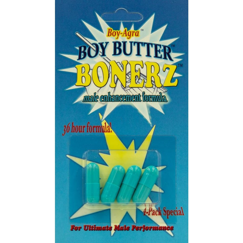 Boy-Agra Boy Butter Bonerz - Male Enhancement 4 Pack