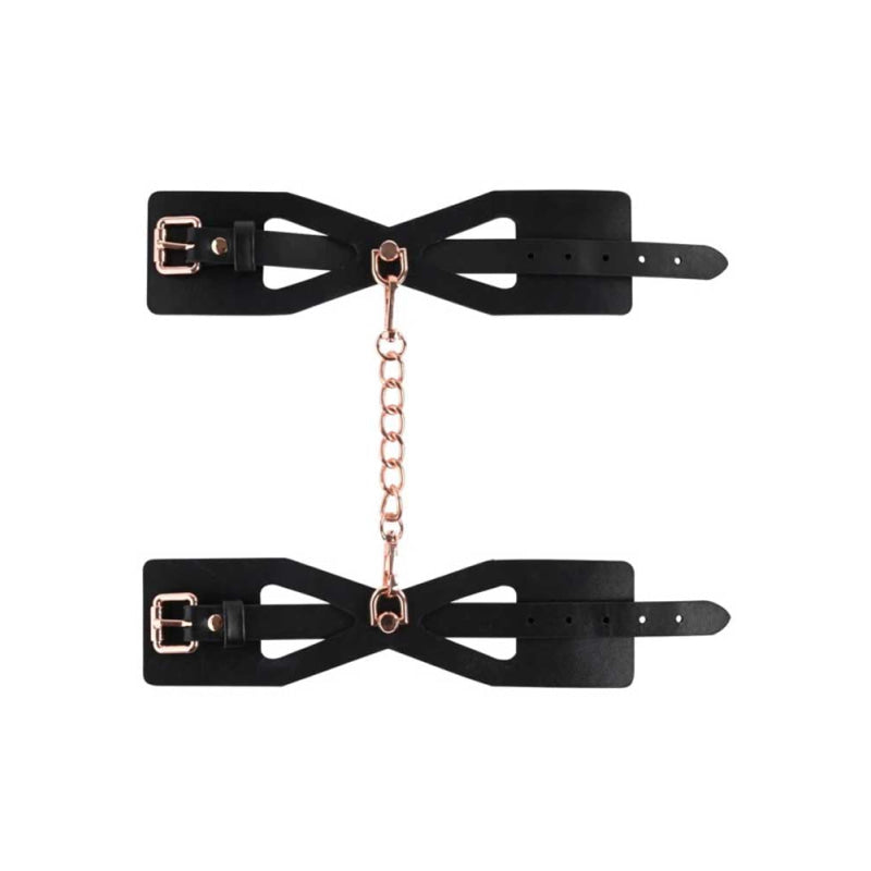 Brat Handcuffs - Black / Rose Gold