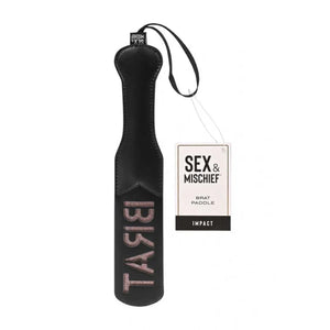 Brat Paddle - Black / Rose Gold - MyPleasure