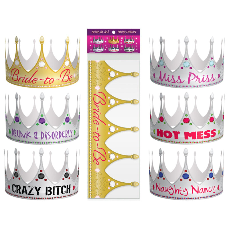 Bride-to-Be Party Crowns