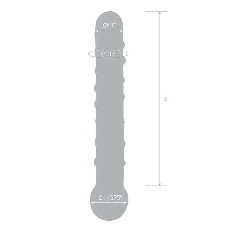 Callisto Clear Glass Dildo - MyPleasure