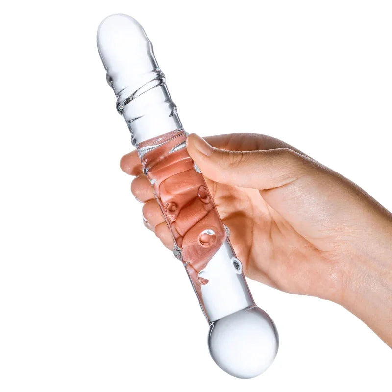 Callisto Clear Glass Dildo - MyPleasure