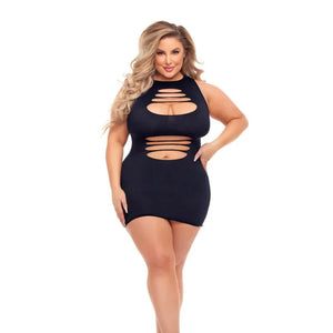 Can't Commit Dress - Queen Size - Black - MyPleasure