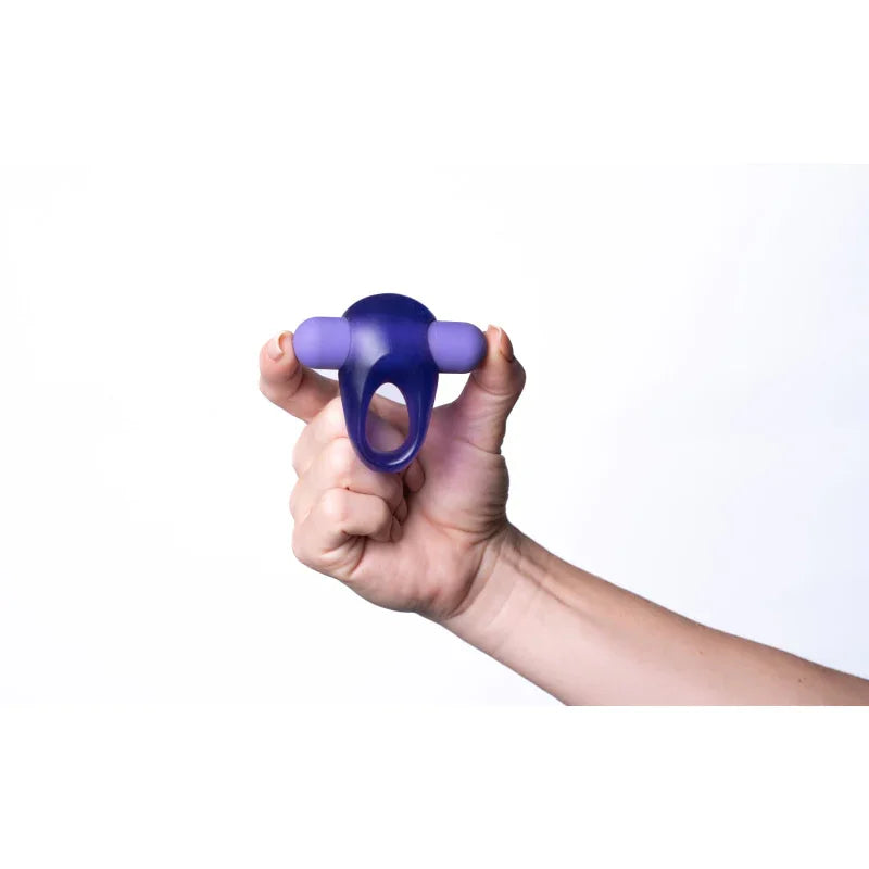 Casey Vibrating Erection Enhancer Ring - Purple - MyPleasure