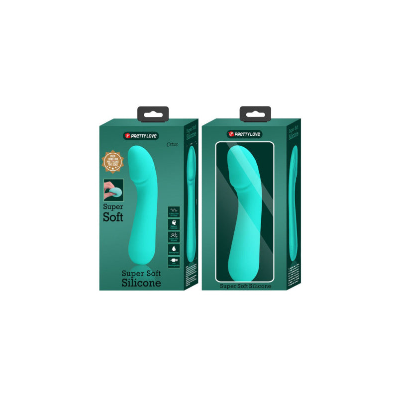 Cetus Rechargeable Vibrator - Turquoise