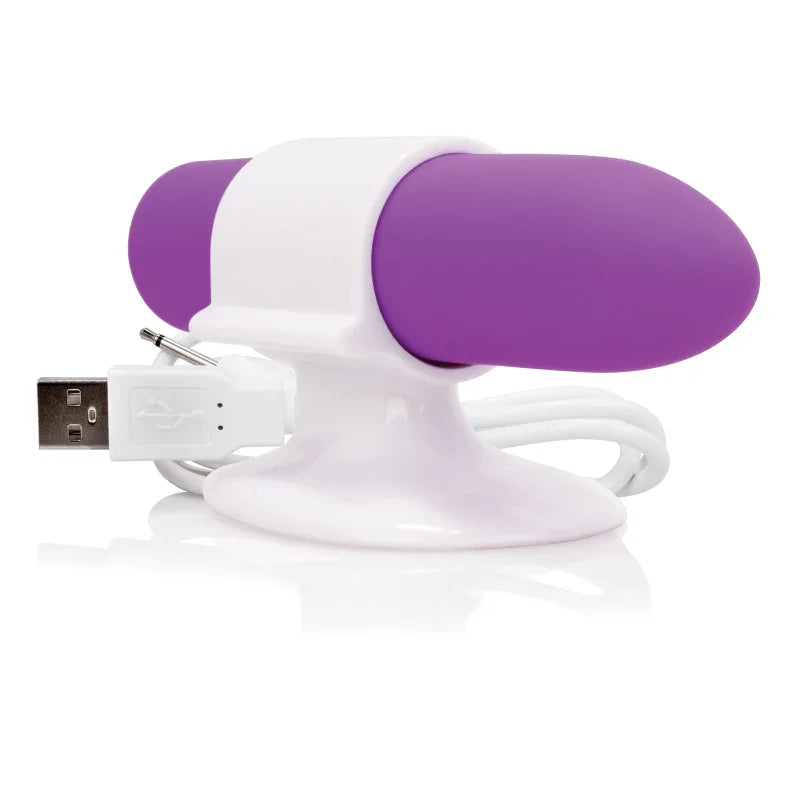 Charged Positive Rechargeable Vibe - Grape - MyPleasure