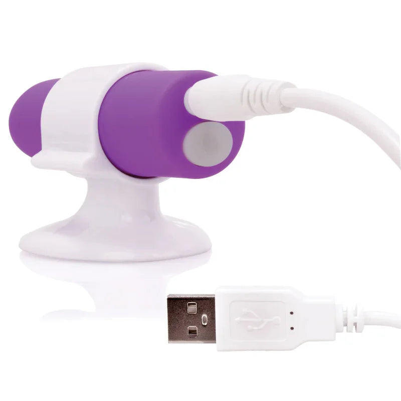 Charged Positive Rechargeable Vibe - Grape - MyPleasure