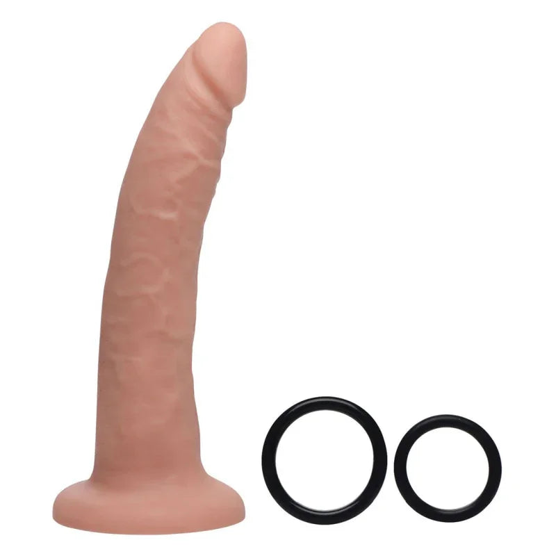 Charmed 7.5 Inch Silicone Dildo With Harness - MyPleasure