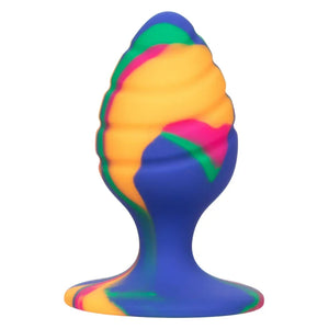 Cheeky Medium Swirl Tie-Dye Plug - MyPleasure