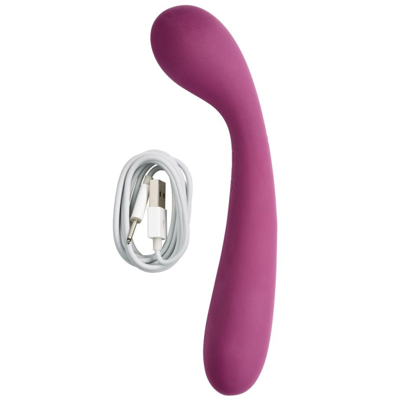 Cloud 9 Novelties G-Spot Slim 7 Inch Flexible Body Vibrator - Plum