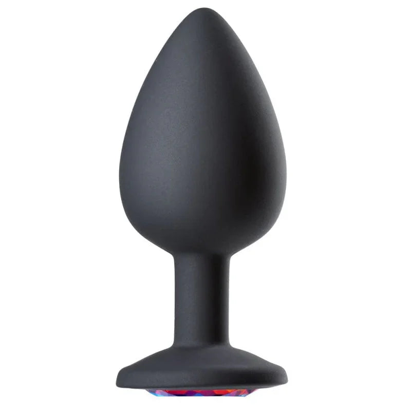 Cloud 9 Novelties Gems Jeweled Silicone Anal Plug - Large - MyPleasure