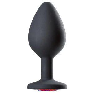 Cloud 9 Novelties Gems Jeweled Silicone Anal Plug - Medium - MyPleasure