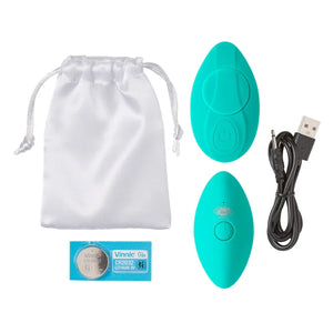 Cloud 9 Panty Pleasures Magnetic Panty Vibe - Teal - MyPleasure