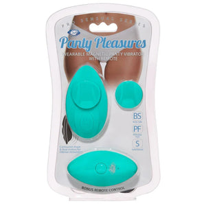 Cloud 9 Panty Pleasures Magnetic Panty Vibe - Teal - MyPleasure