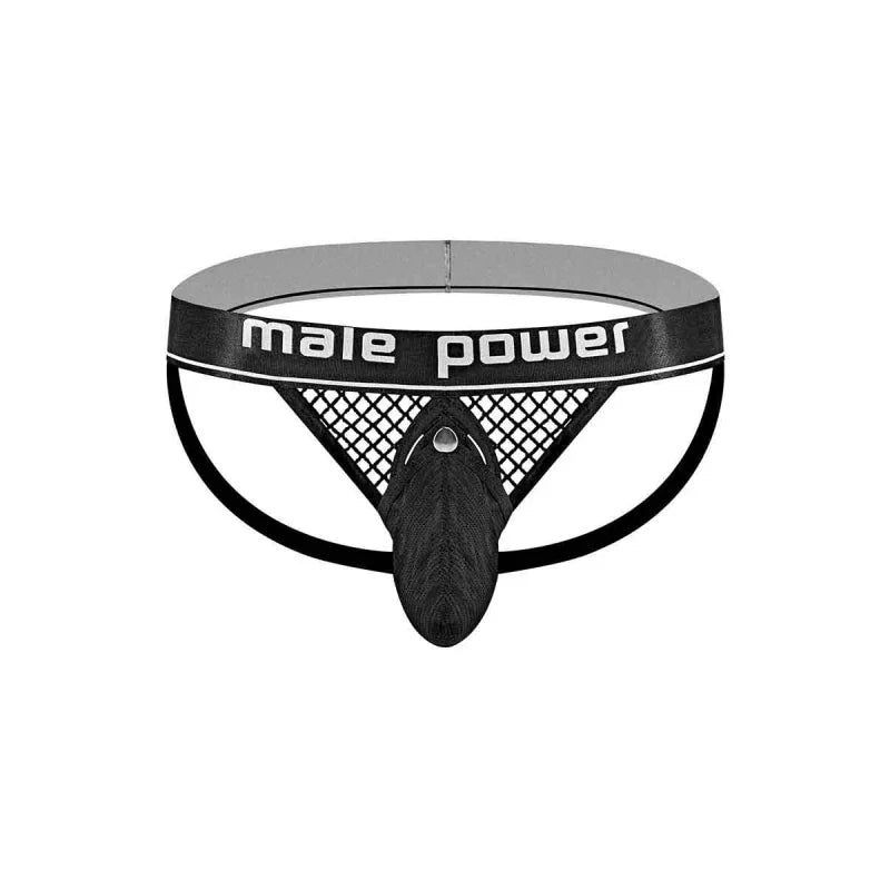 Cock Pit Net Cock Ring Jock - S/ M - Black - MyPleasure