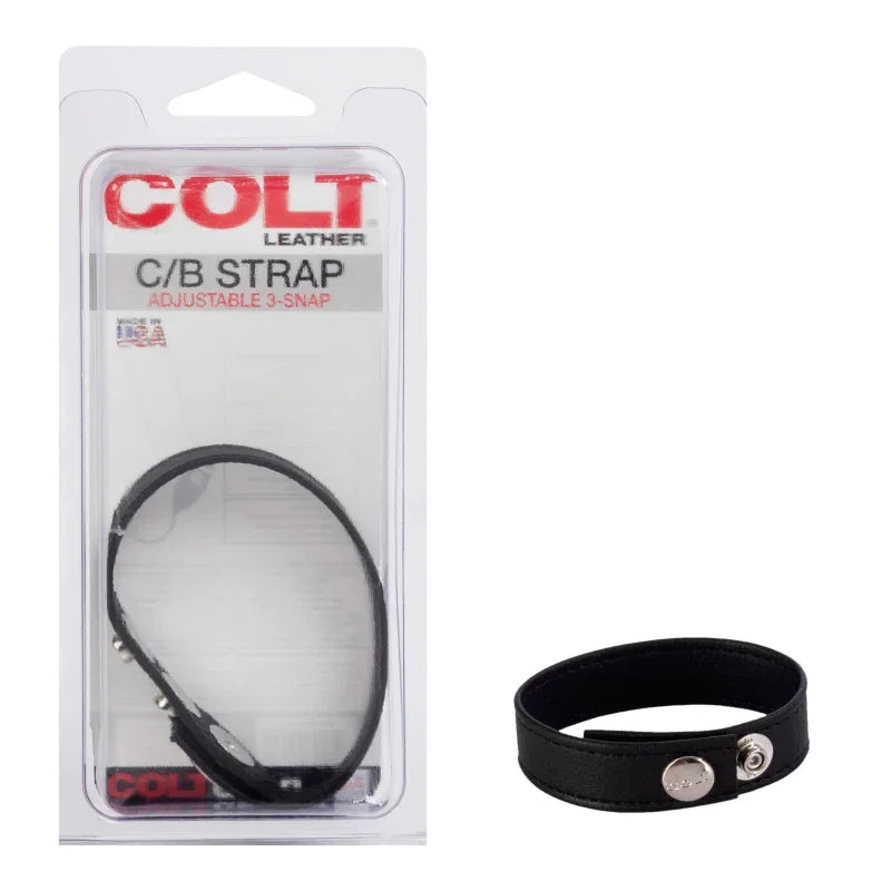 Colt Adjustable 3 Snap Leather - MyPleasure