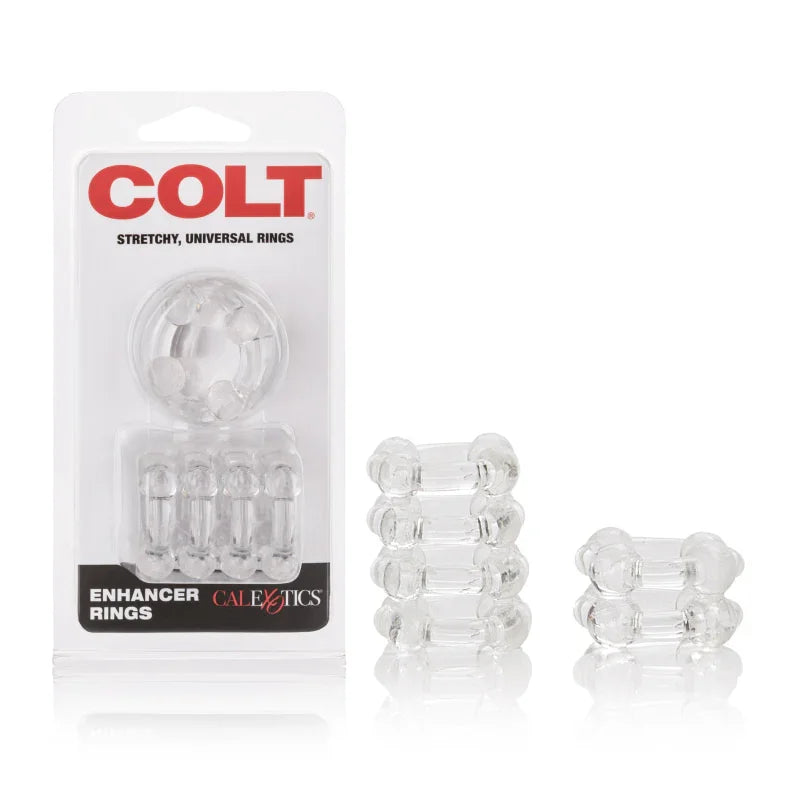 Colt Enhancer Rings - Clear - MyPleasure