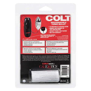Colt Rechargeable Turbo Bullet - Silver - MyPleasure