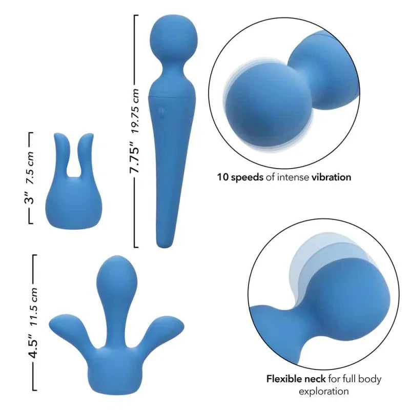 Couture Collection Body Wand Kit - Blue - MyPleasure