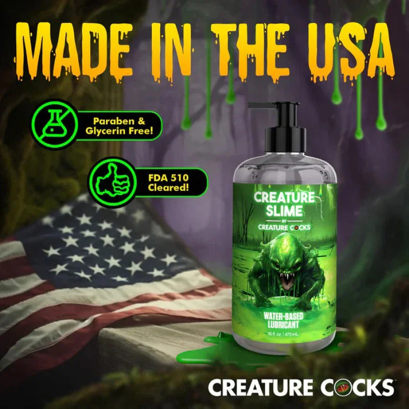 Creature Slime Water Based Lubricant 16oz - MyPleasure