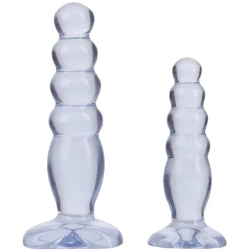Crystal Jellies Anal Delight Trainer Kit - Clear - MyPleasure