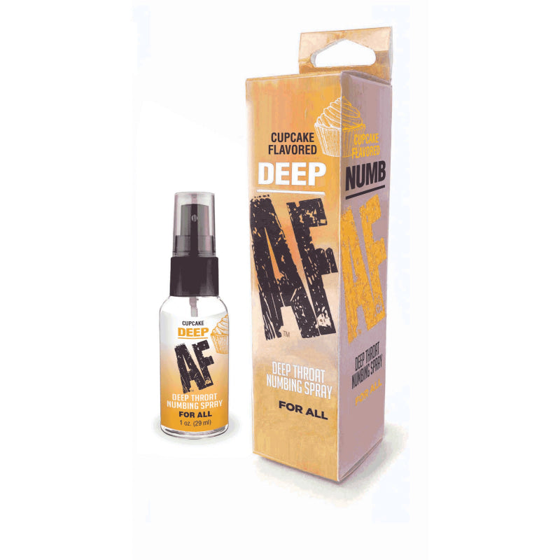 Deep Af Throat Numbing Spray 1 Oz - Cupcake