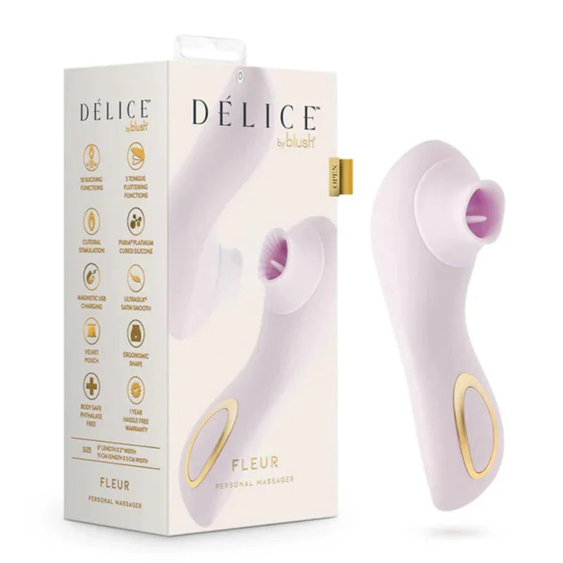 Delice Fleur Air Pulsing Vibe - Barely Purple - MyPleasure