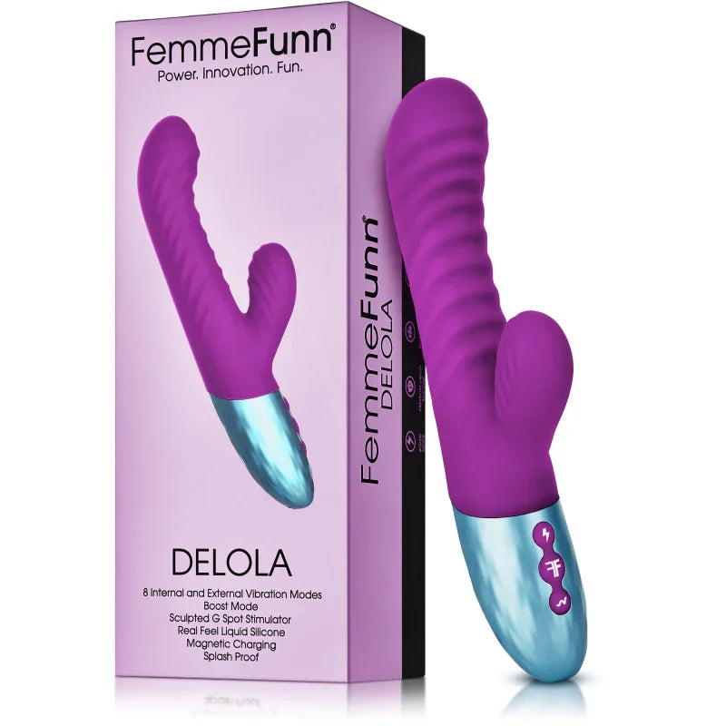 Delola Liquid Silicone Rabbit - MyPleasure