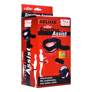 Deluxe Vibro Erection Assist Hollow Silicone Strap-On - MyPleasure