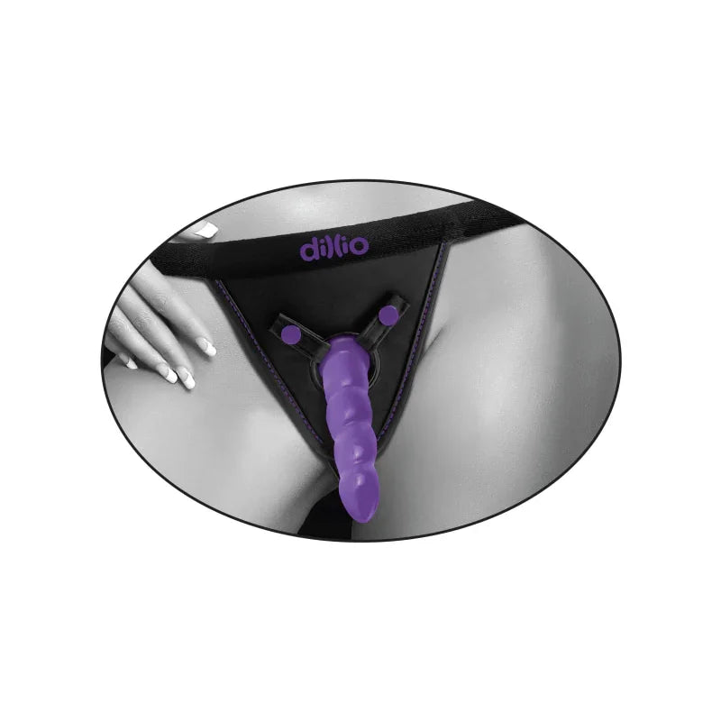 Dillio Purple - Perfect Fit Harness - MyPleasure