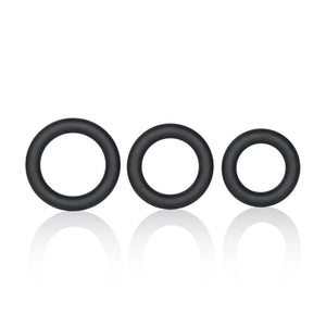 Dr. Joel Kaplan Silicone Support Rings - Black - MyPleasure