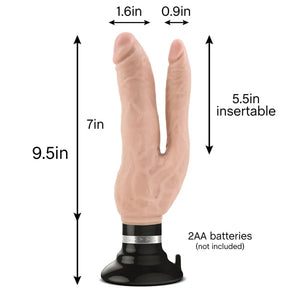 Dr. Skin Cock Vibes Double Vibe - Beige - MyPleasure