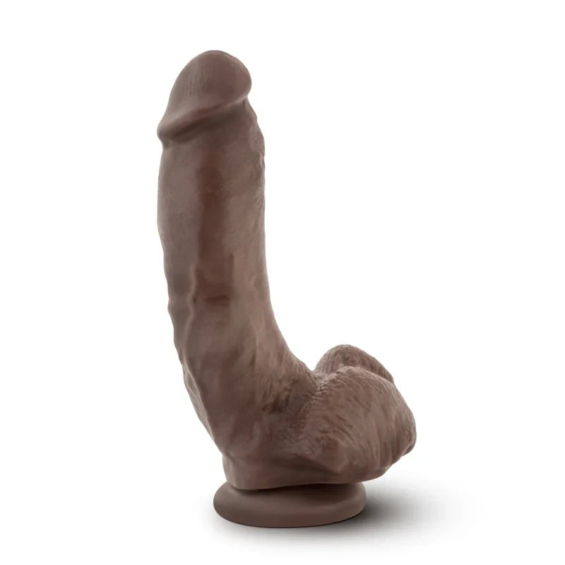 Dr. Skin - Mr. Mayor 9" Dildo With Suction Cup - Chocolate - MyPleasure