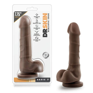 Dr. Skin - Realistic Cock - Basic 7 - Chocolate - MyPleasure