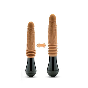 Dr. Skin Silicone - Dr. Arthur - Thrusting Gyrating Vibrating Dildo - Tan - MyPleasure