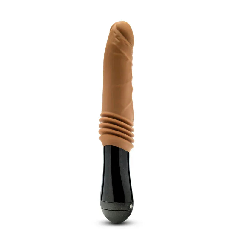 Dr. Skin Silicone - Dr. Arthur - Thrusting Gyrating Vibrating Dildo - Tan - MyPleasure