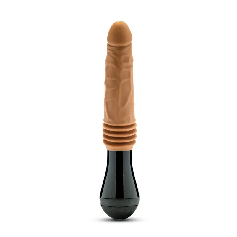 Dr. Skin Silicone - Dr. Arthur - Thrusting Gyrating Vibrating Dildo - Tan - MyPleasure