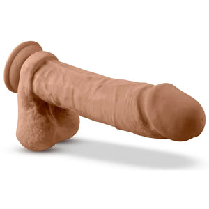 Dr. Skin Silicone - Dr. Julian - 9 Inch Dildo With Suction Cup - Mocha - MyPleasure
