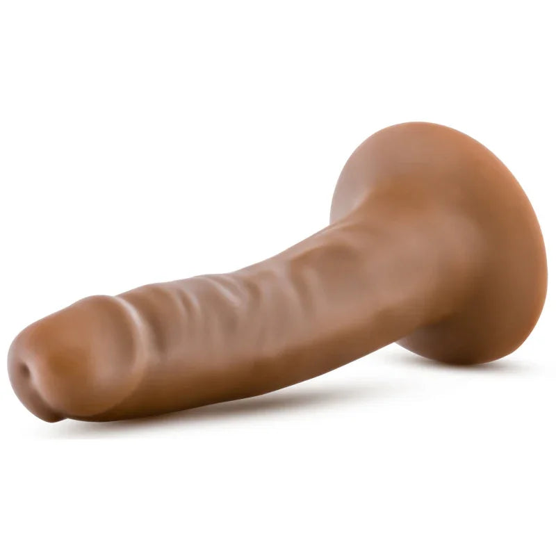 Dr. Skin Silicone - Dr. Lucas - 5 Inch Dong With Suction Cup - Mocha - MyPleasure