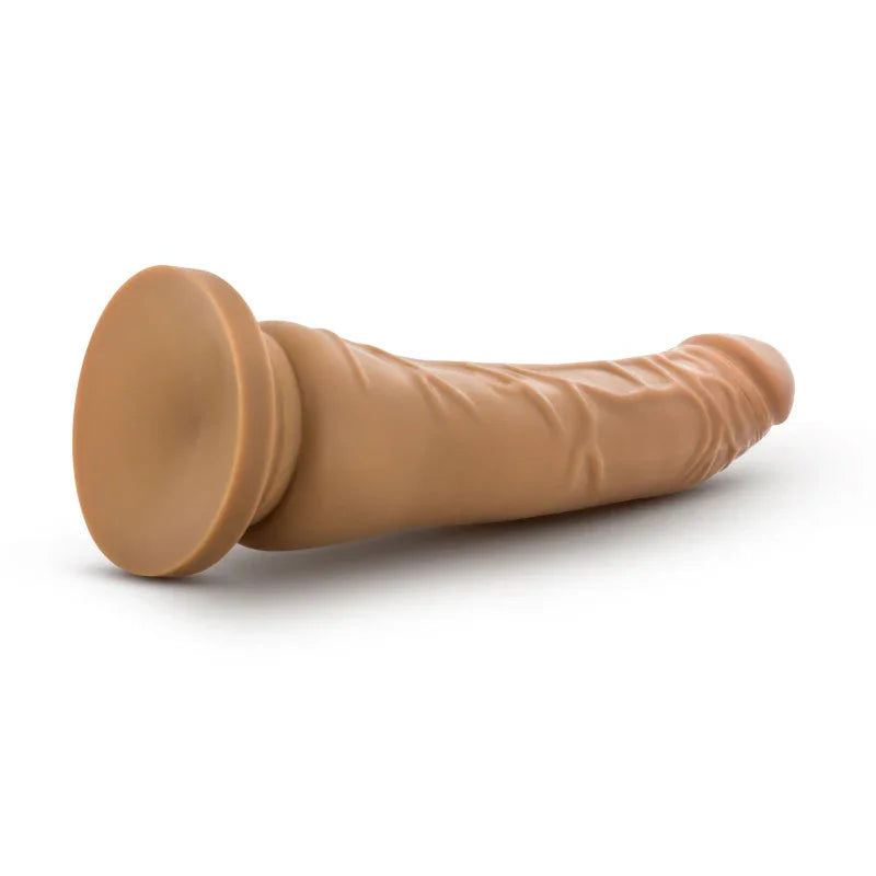 Dr. Skin Silicone - Dr. Noah - 8 Inch Dong With Suction Cup - Mocha - MyPleasure