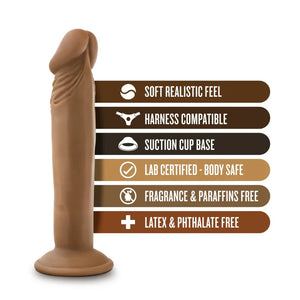 Dr. Skin - Dr. Small - 6 Inch Dildo - Mocha - MyPleasure