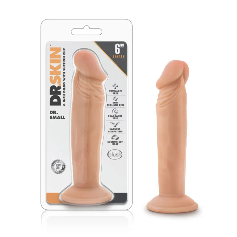 Dr. Skin - Dr. Small - 6 Inch Dildo - Vanilla - MyPleasure