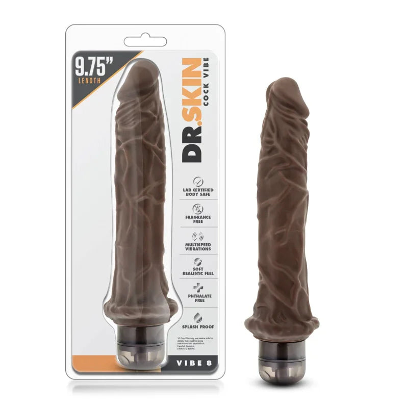 Dr. Skin Vibe 8 - Chocolate - MyPleasure