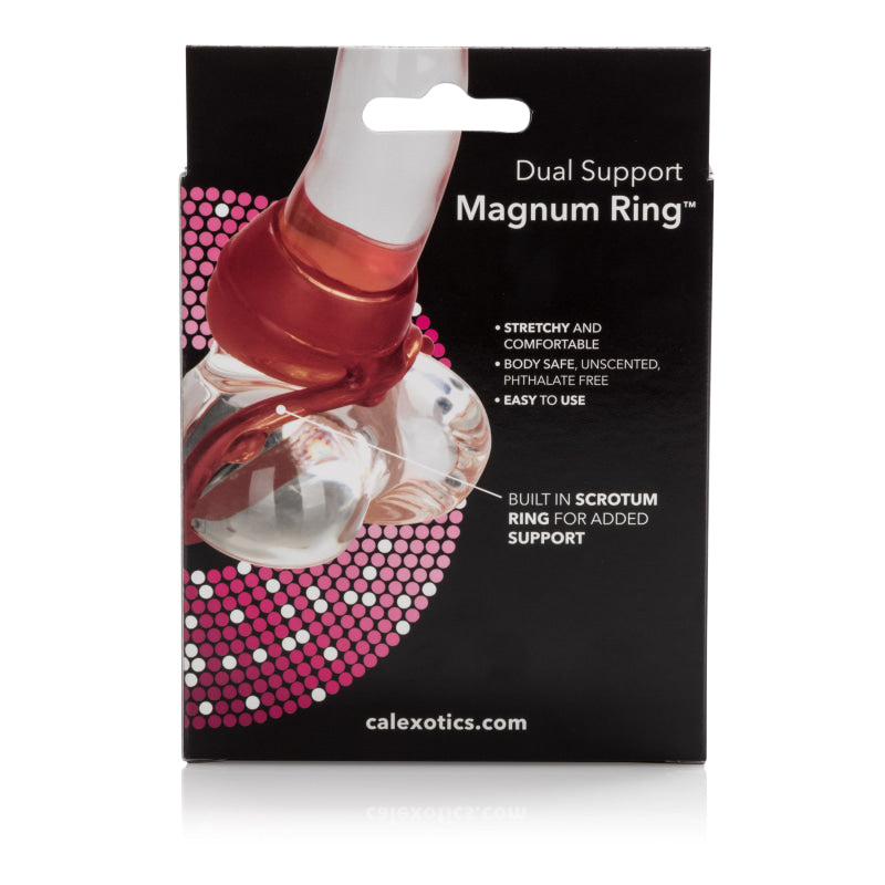 Dual Support Magnum Ring - Red